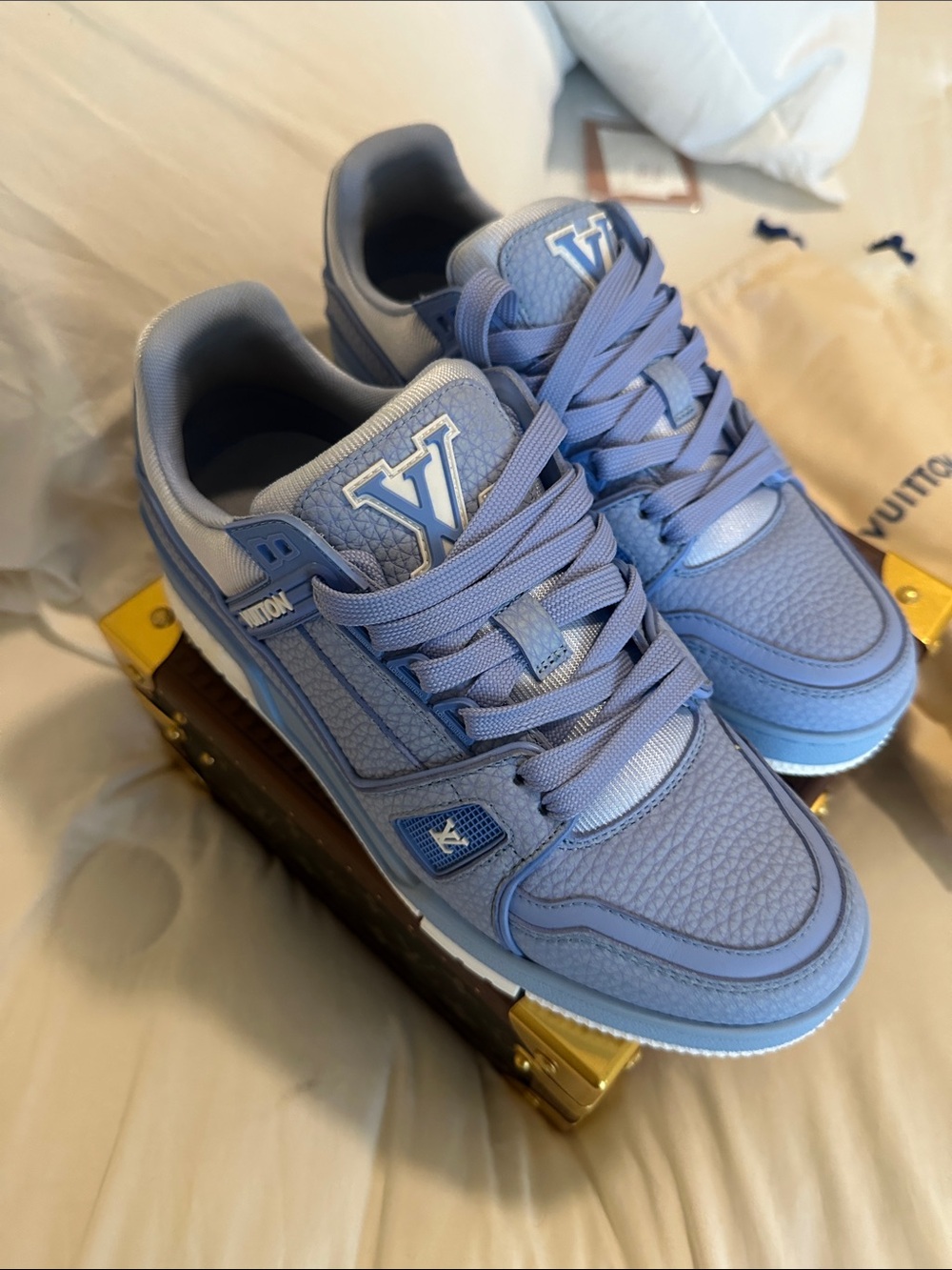 Women’s LV Trainer Shoes, rare size 8.5